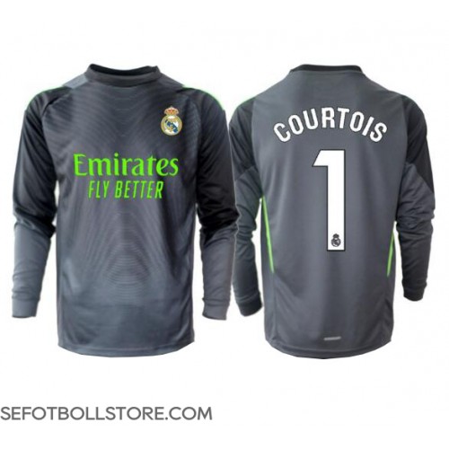 Real Madrid Thibaut Courtois #1 Målvakt Replika Tredje Tröja 2025-26 Långärmad